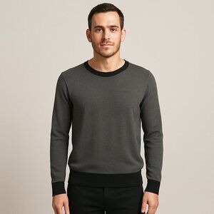 Ben Sherman Grey Crewneck Sweater XL NWT Eco-Friendly